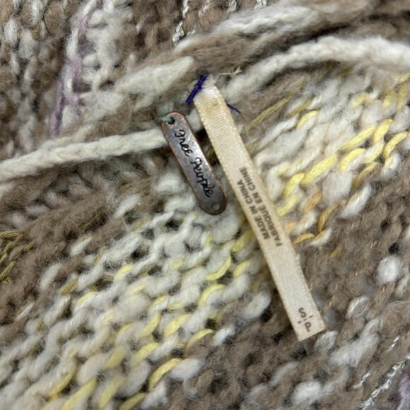 Free People Limbo Crop Cropped Boho Chunky Sweater - Small S Buttercream - Picture 8 of 8